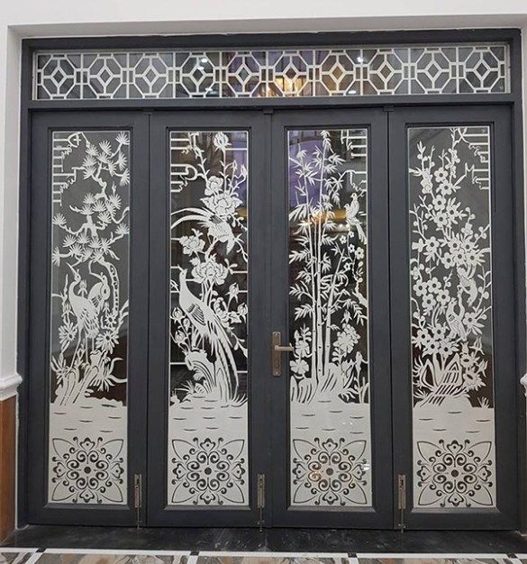 CỬA TRƯỢT QUAY MỸ THUẬT CNC GT003